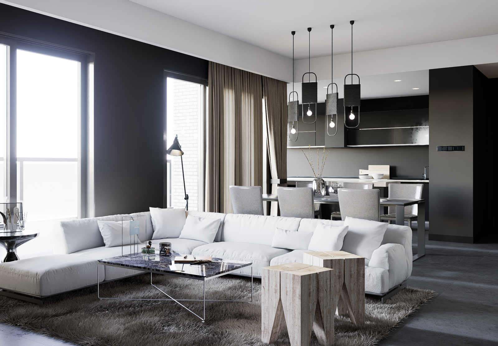 Luxury Loft Interior 2